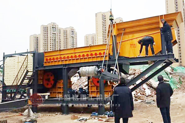 建筑垃圾移動(dòng)制砂機(jī)